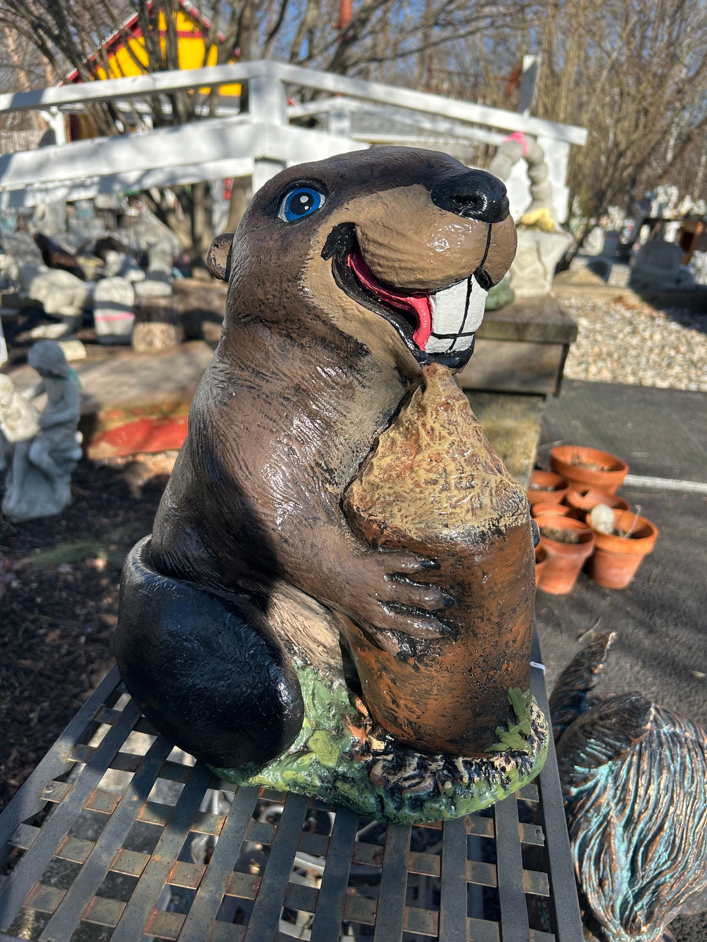Beaver Statue