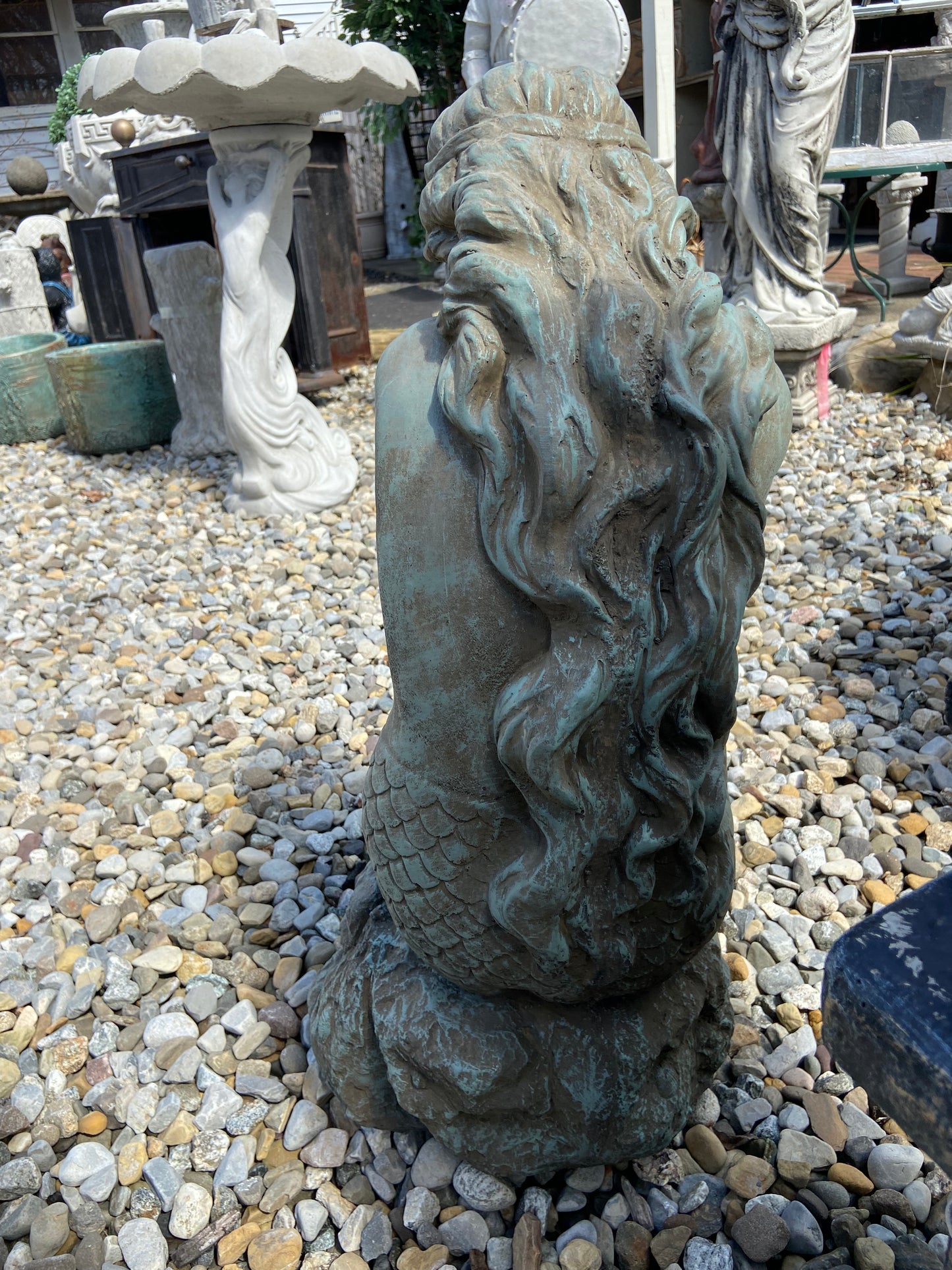 Bashful Mermaid Statue