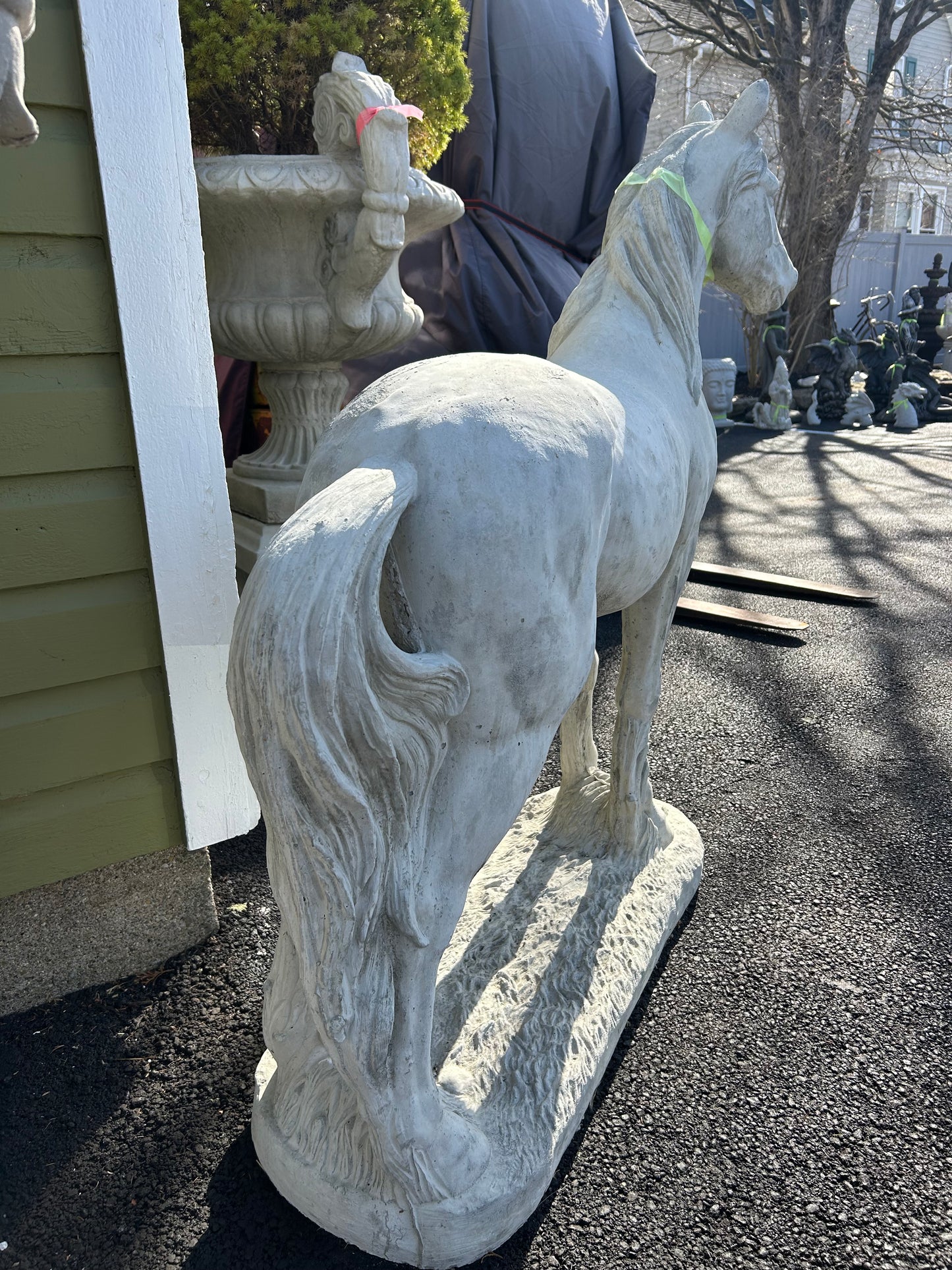 4ft Tall Horse Concrete Statue