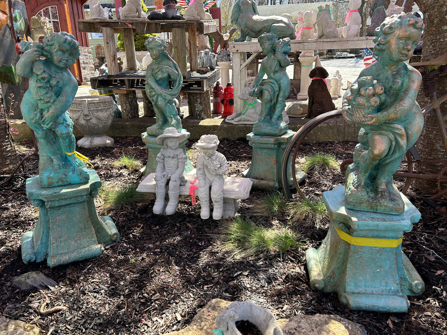 Four Seasons with Pedestals