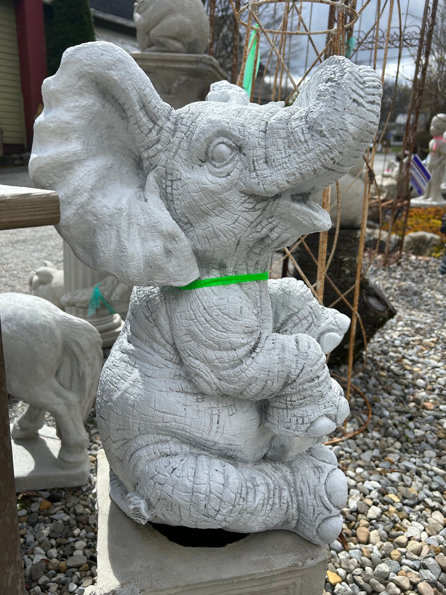 Large Sitting Elephant