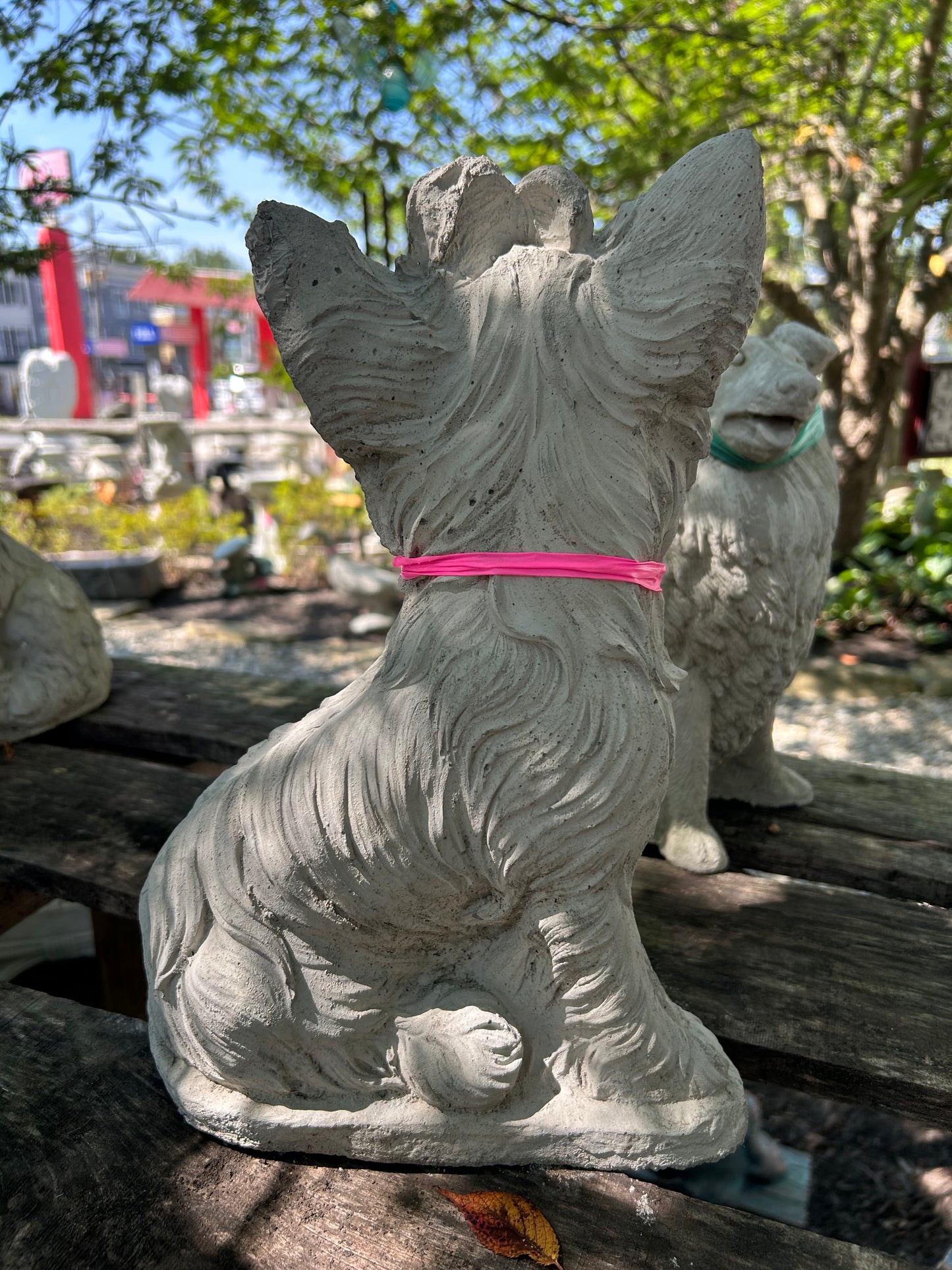 Lola (Yorkie with Bow Dog Statue)