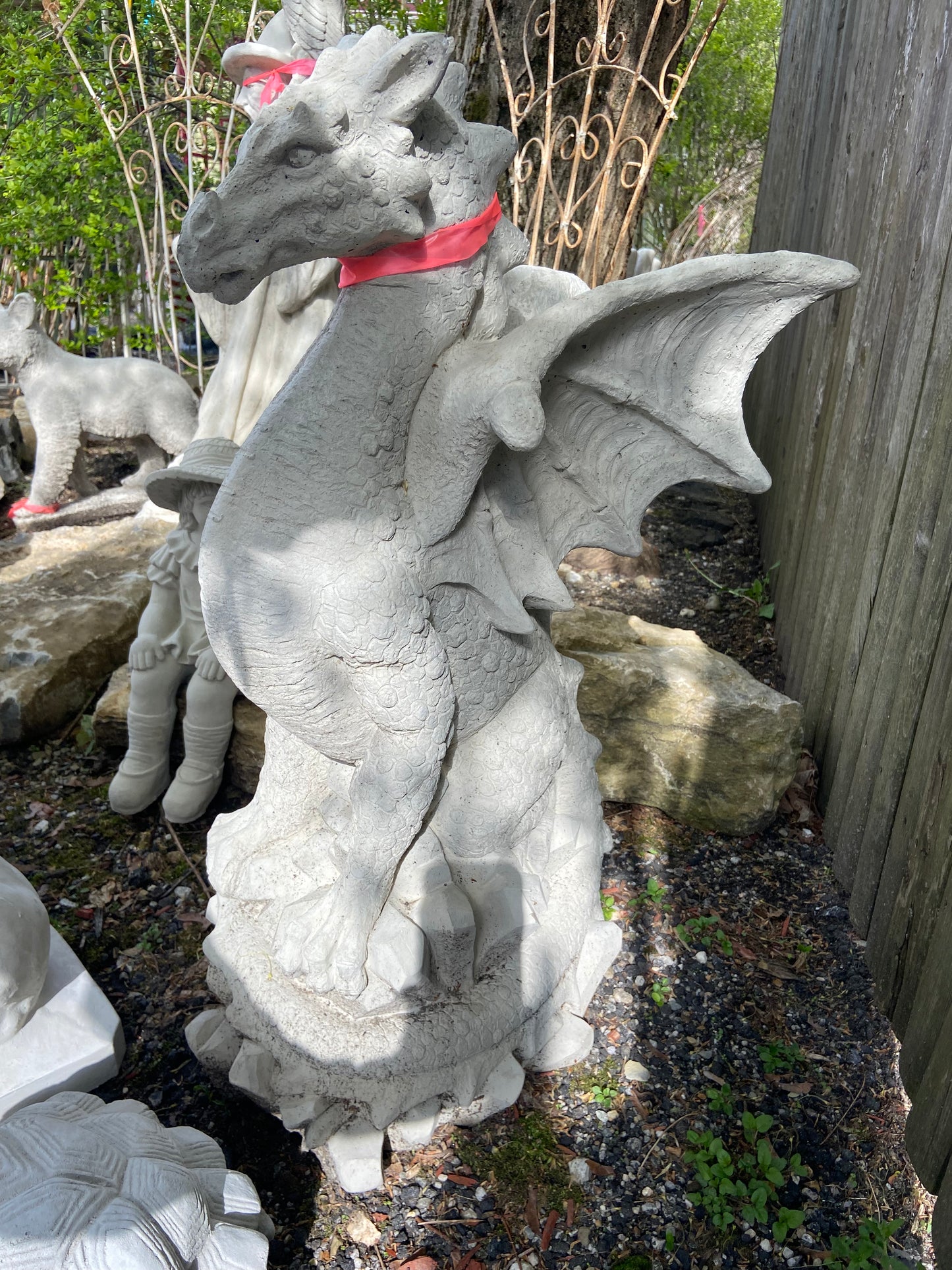 Large Sitting Dragon