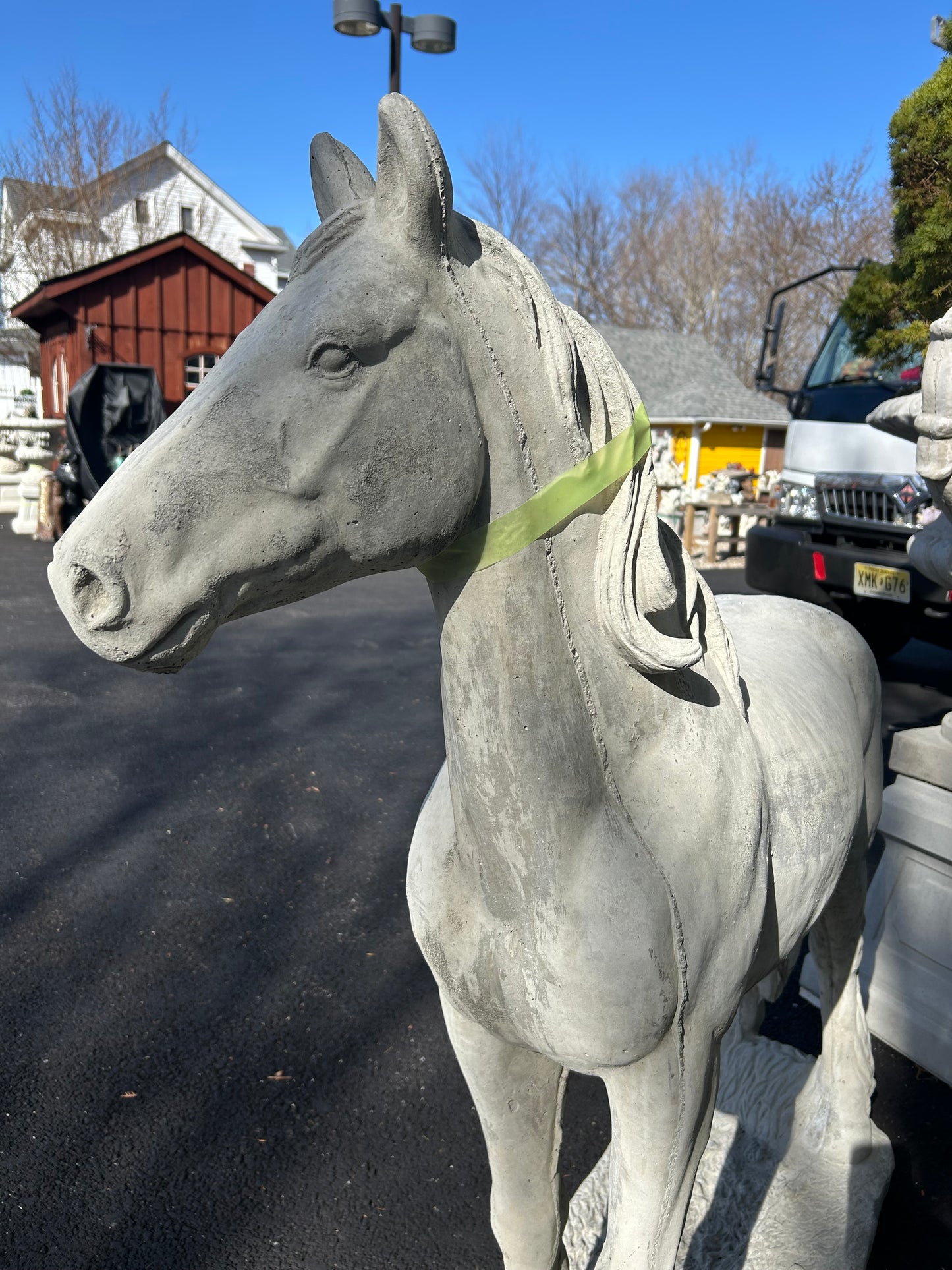 4ft Tall Horse Concrete Statue