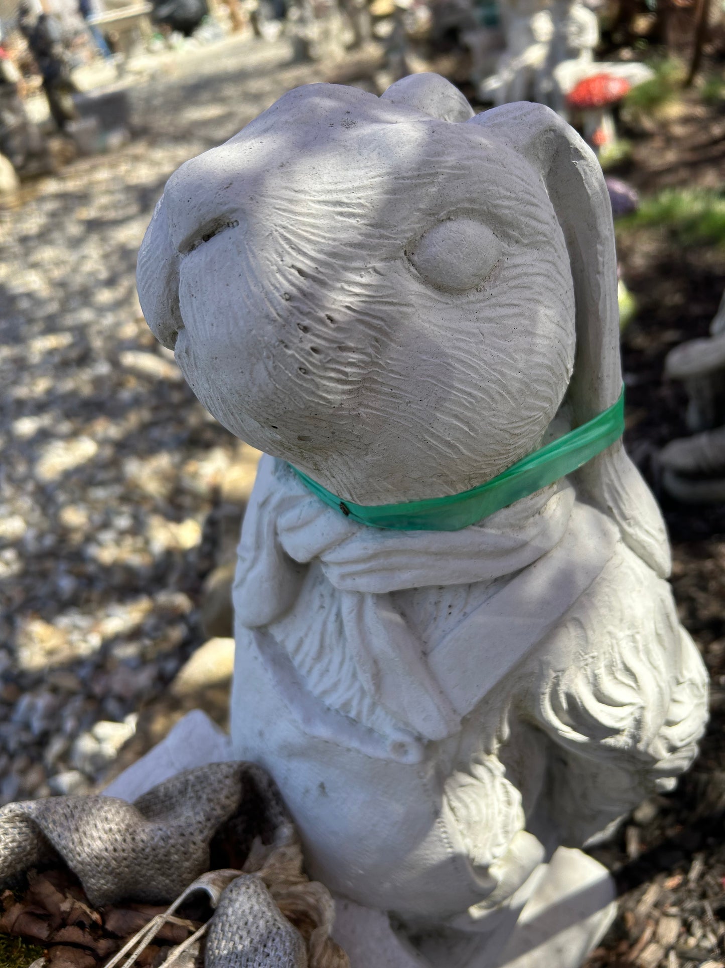 Bunny with Wheelbarrel