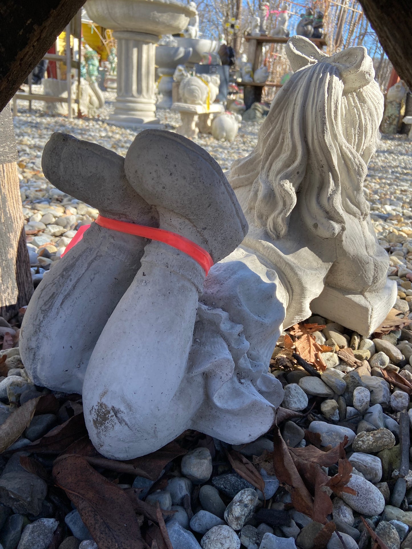 Large Girl Reading Statue