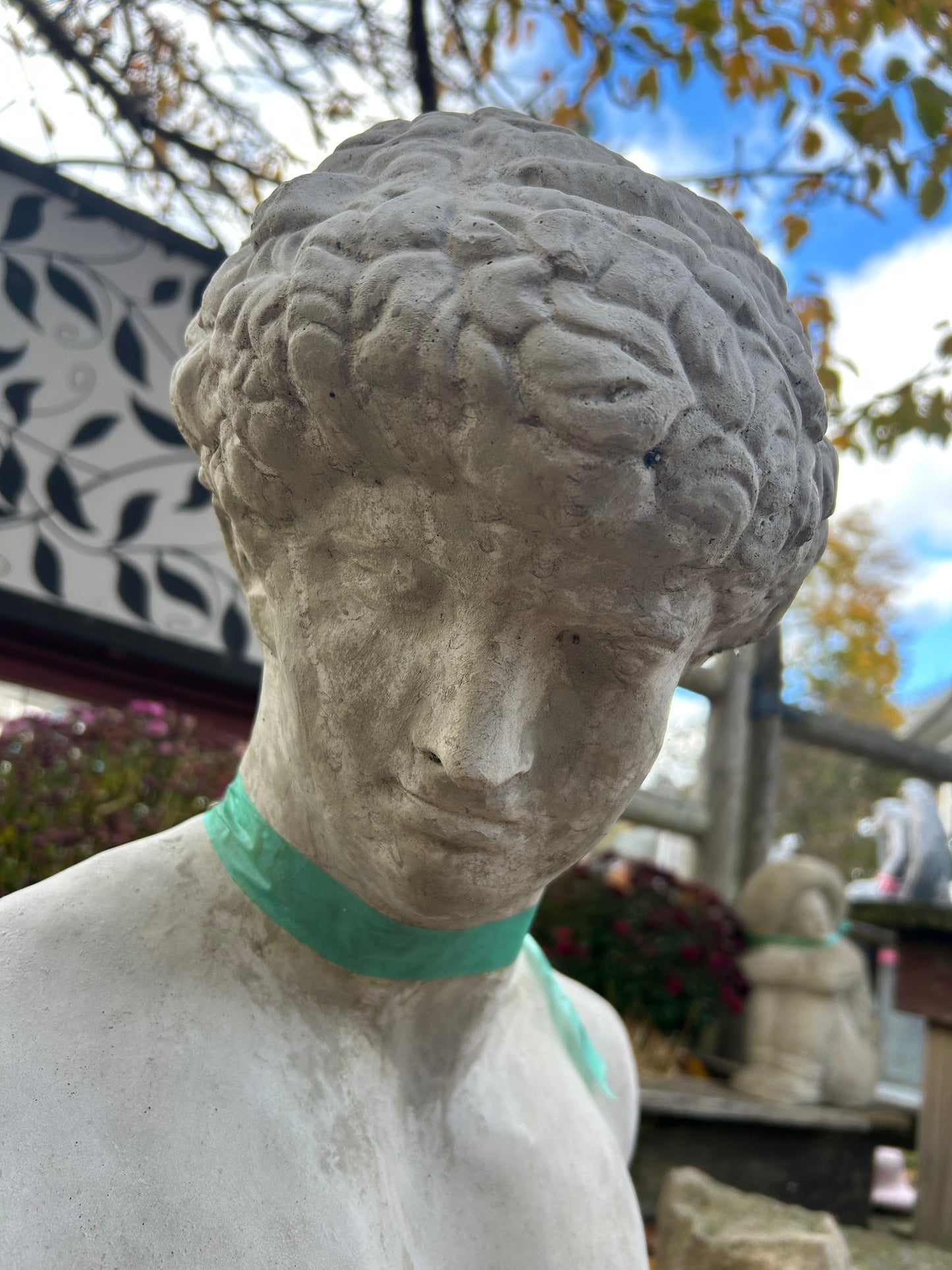 David Bust Concrete Statue