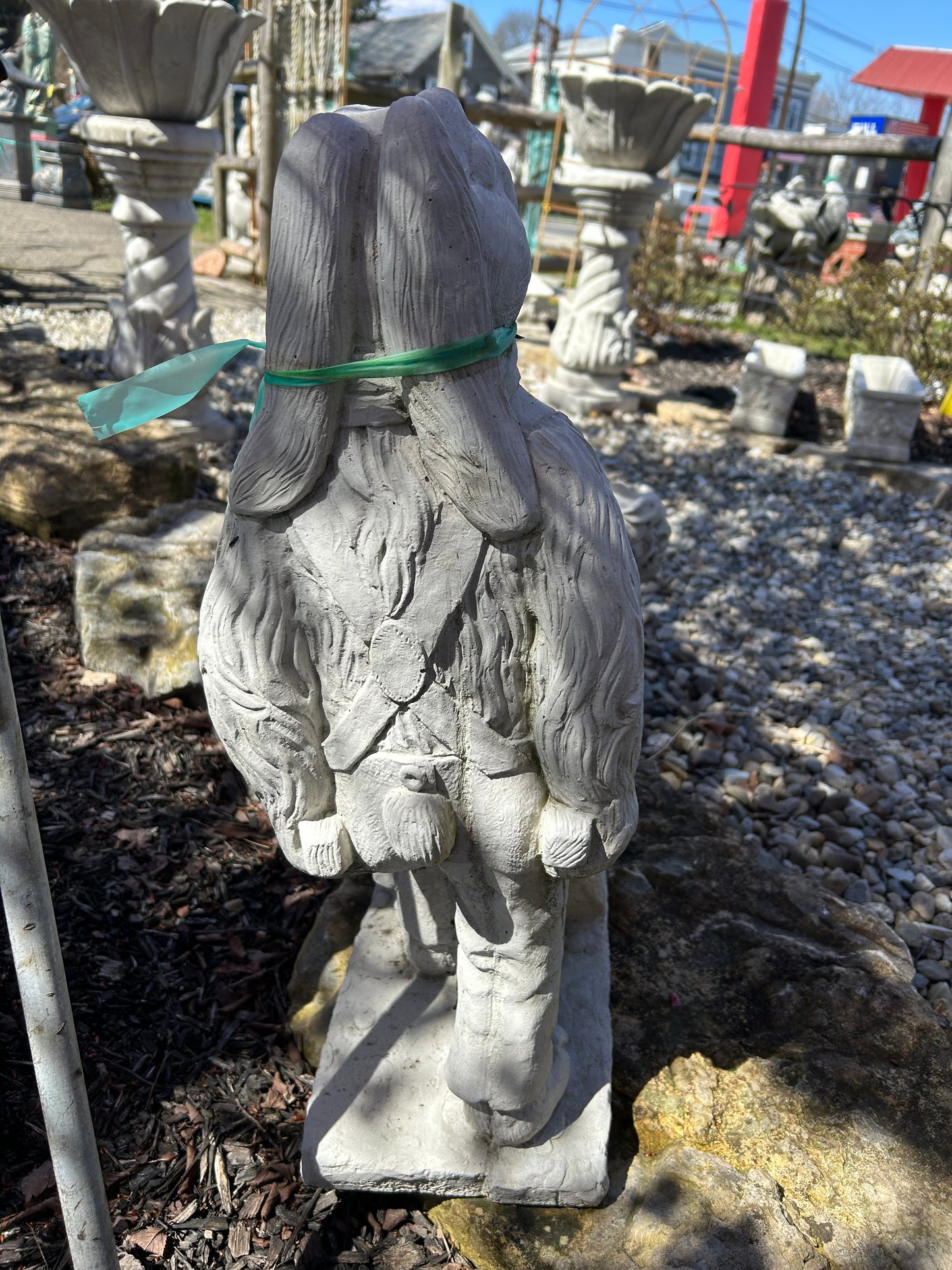 Bunny with Wheelbarrel