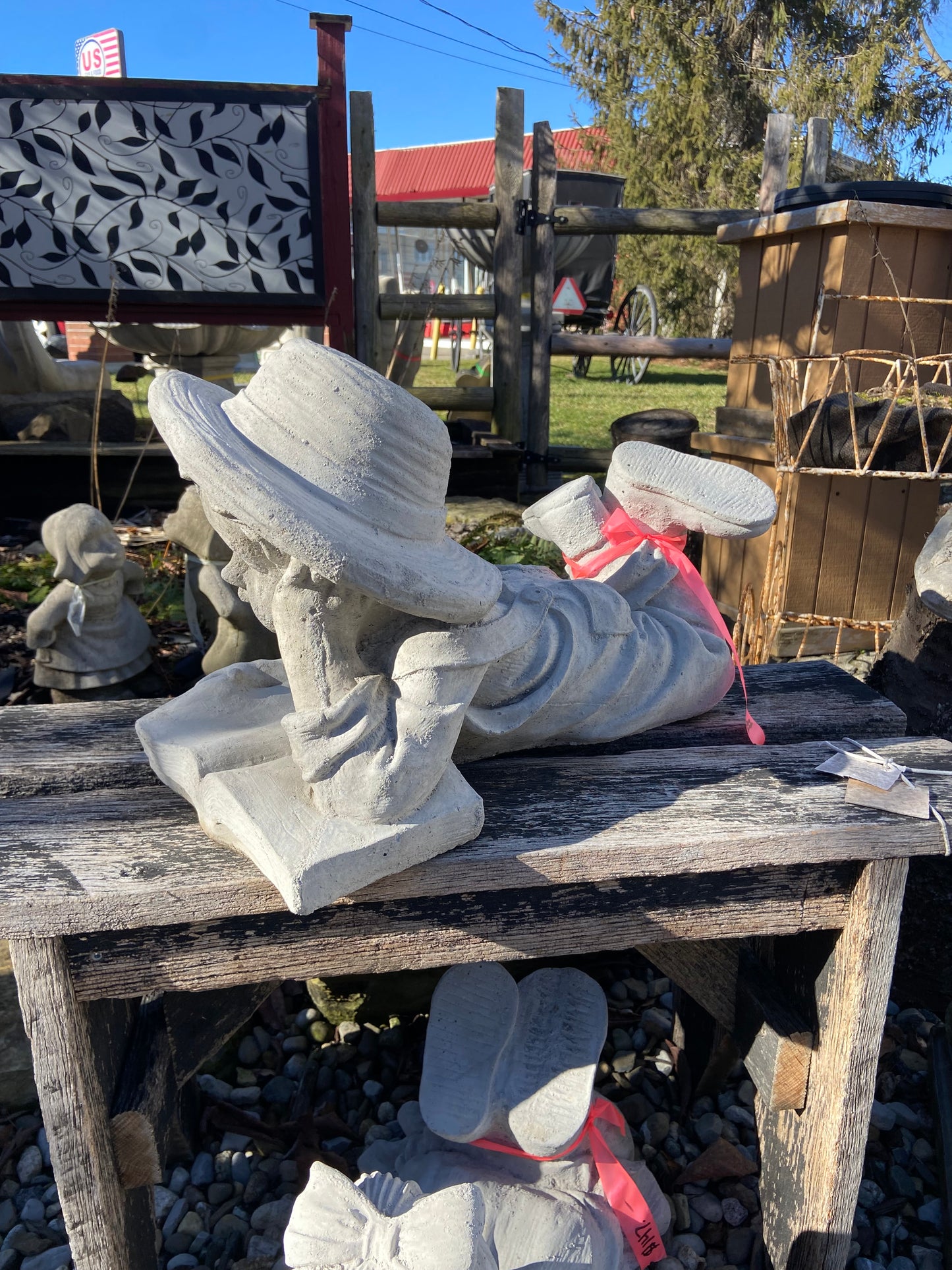 Large Boy Reading Statue