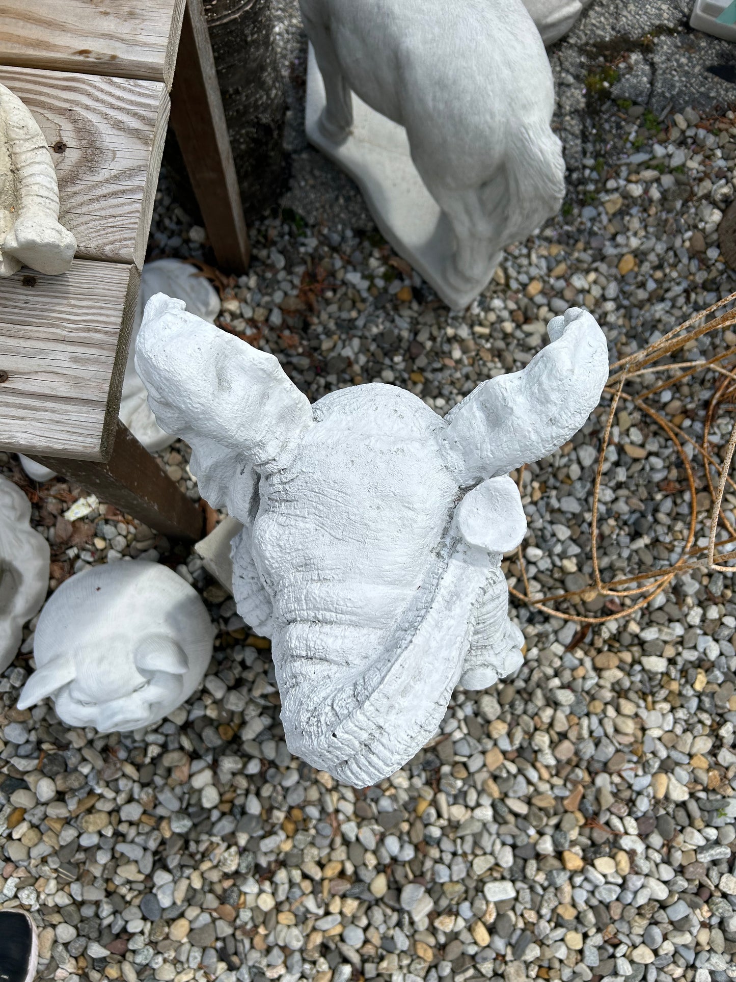 Large Sitting Elephant