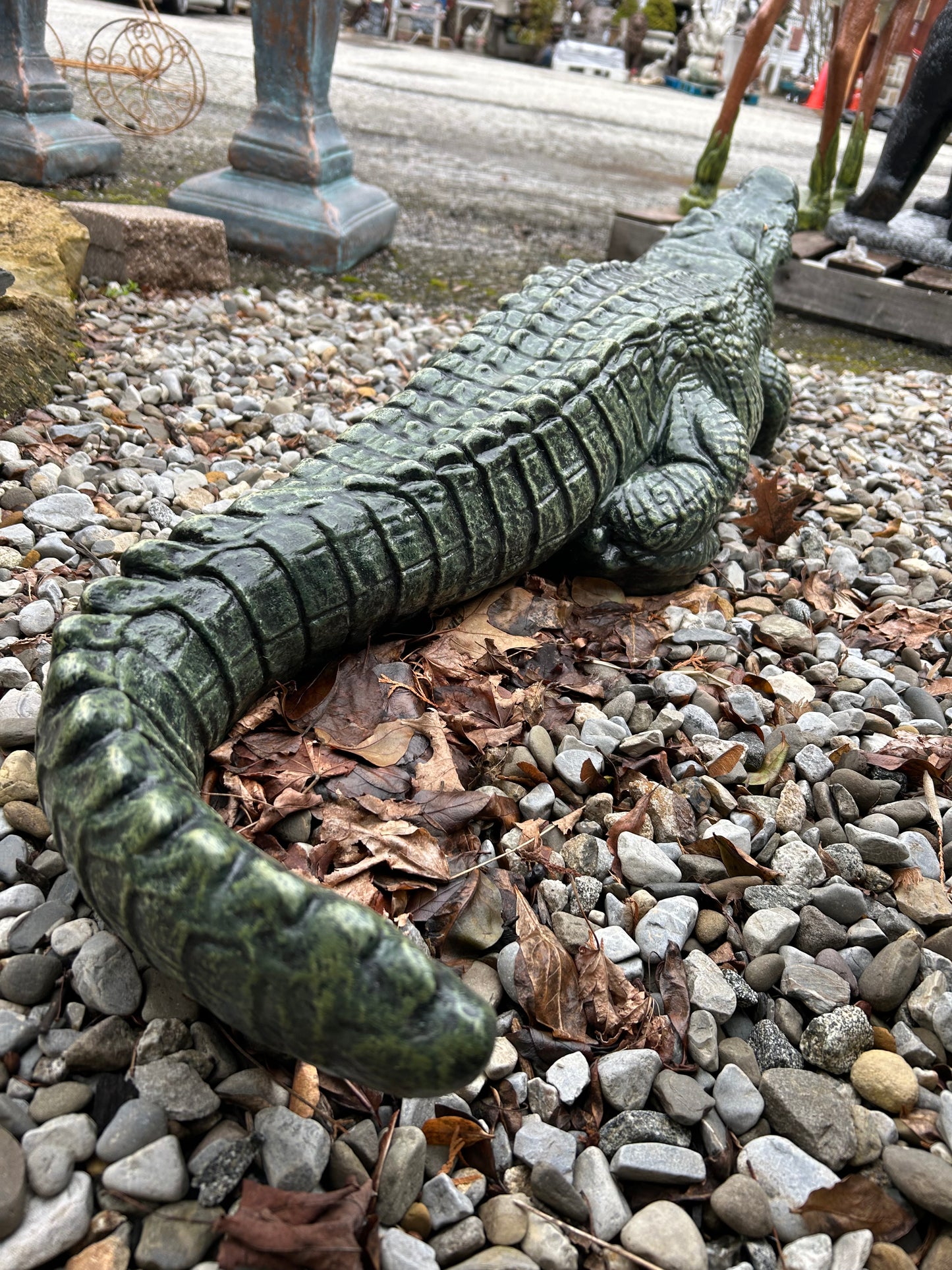4' Large Alligator Statue