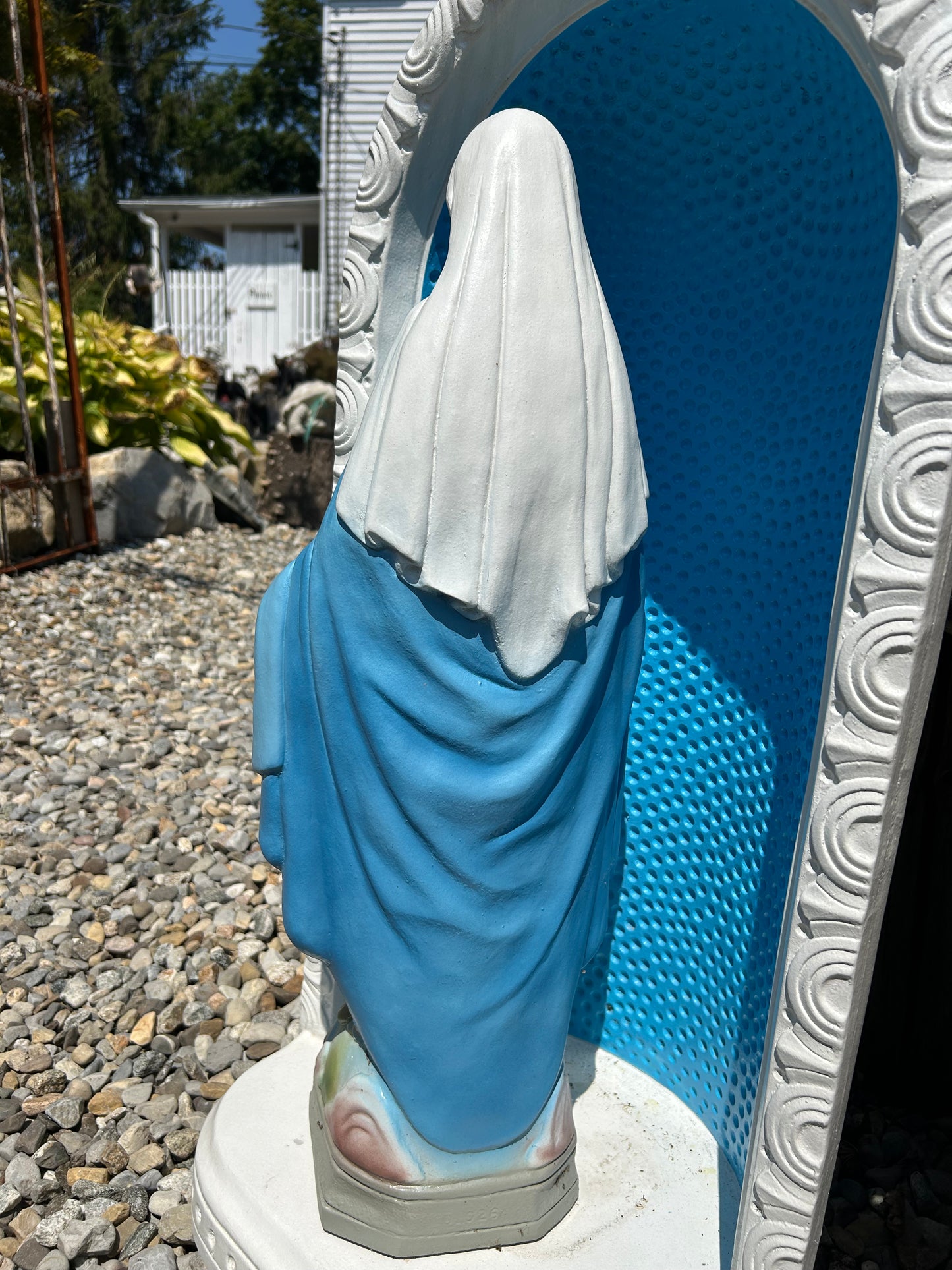 26” Tall Virgin Mary Detail Painted