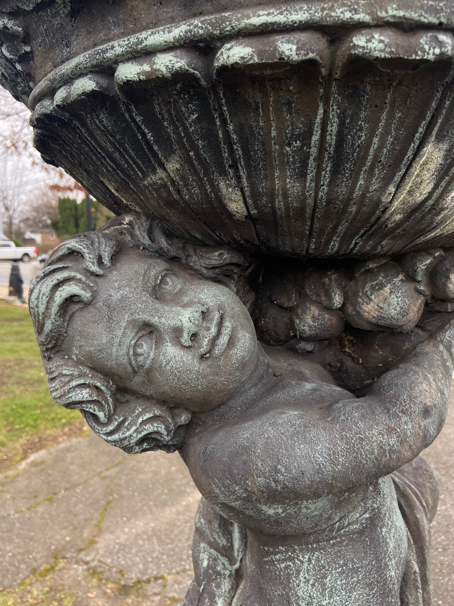 Cherub Planter (Right)