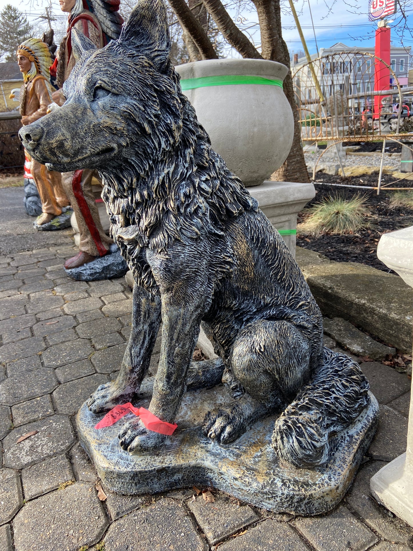 Sitting Wolf