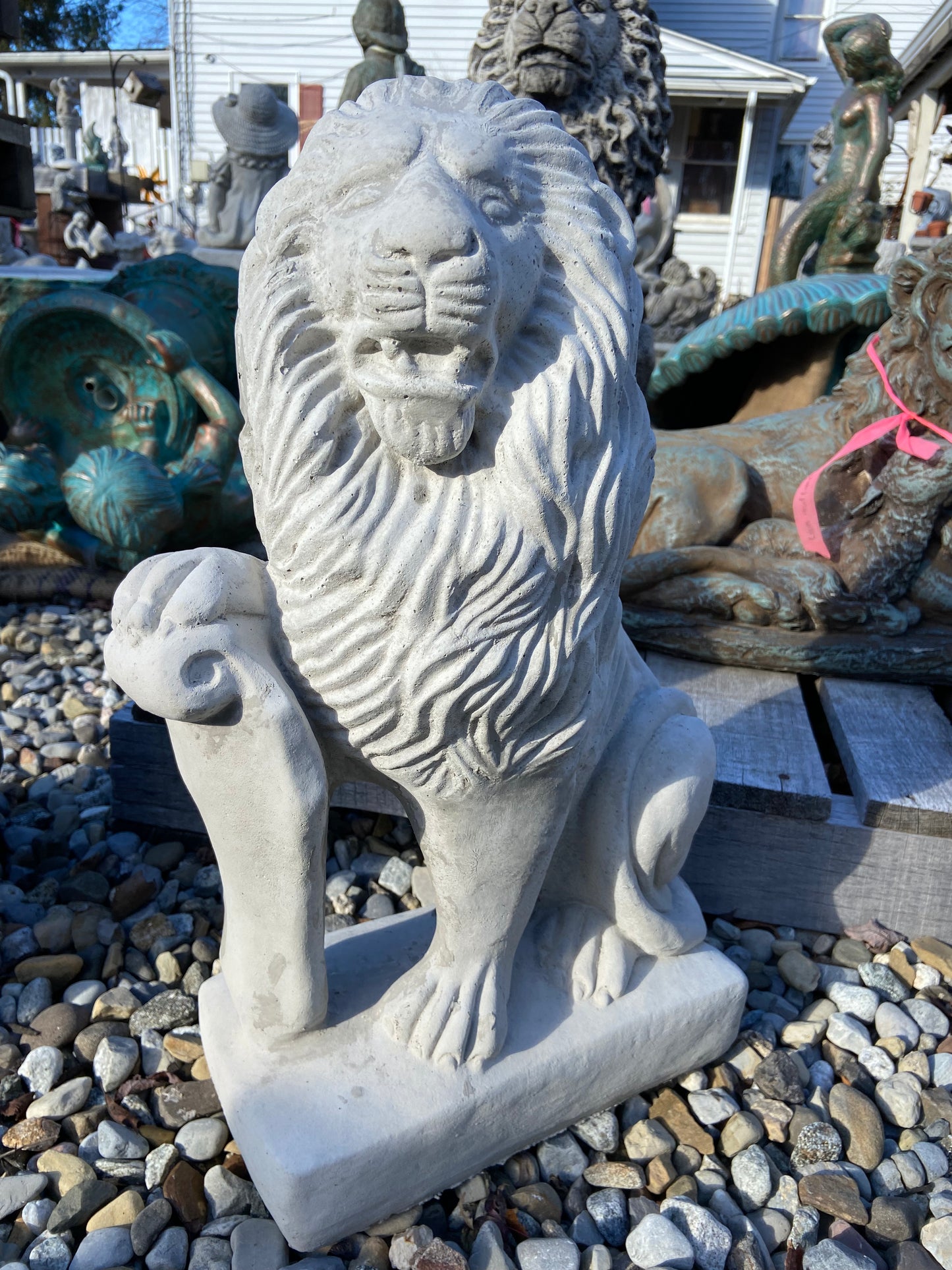 Lion with Shield (Left)