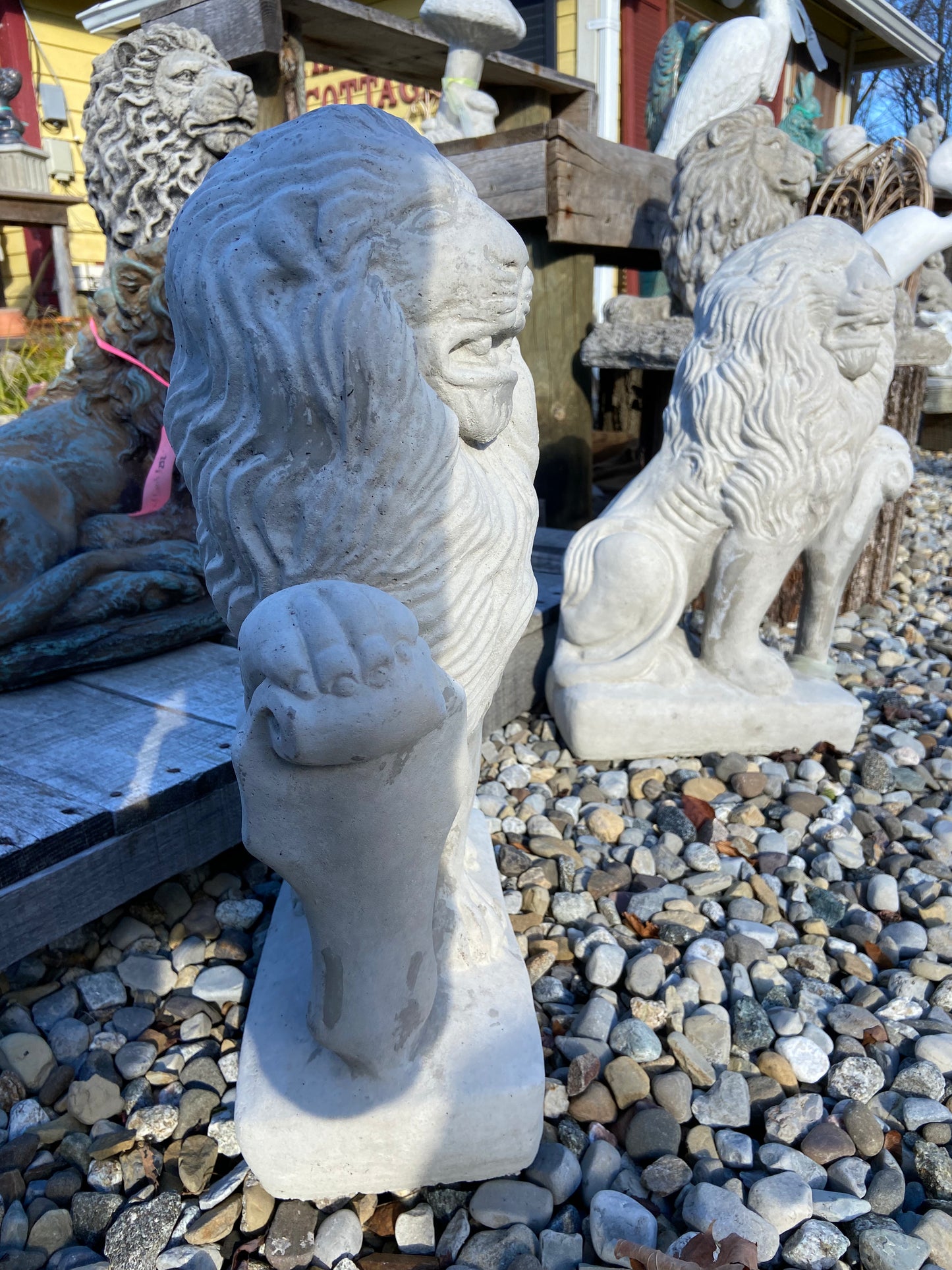 Lion with Shield (Left)