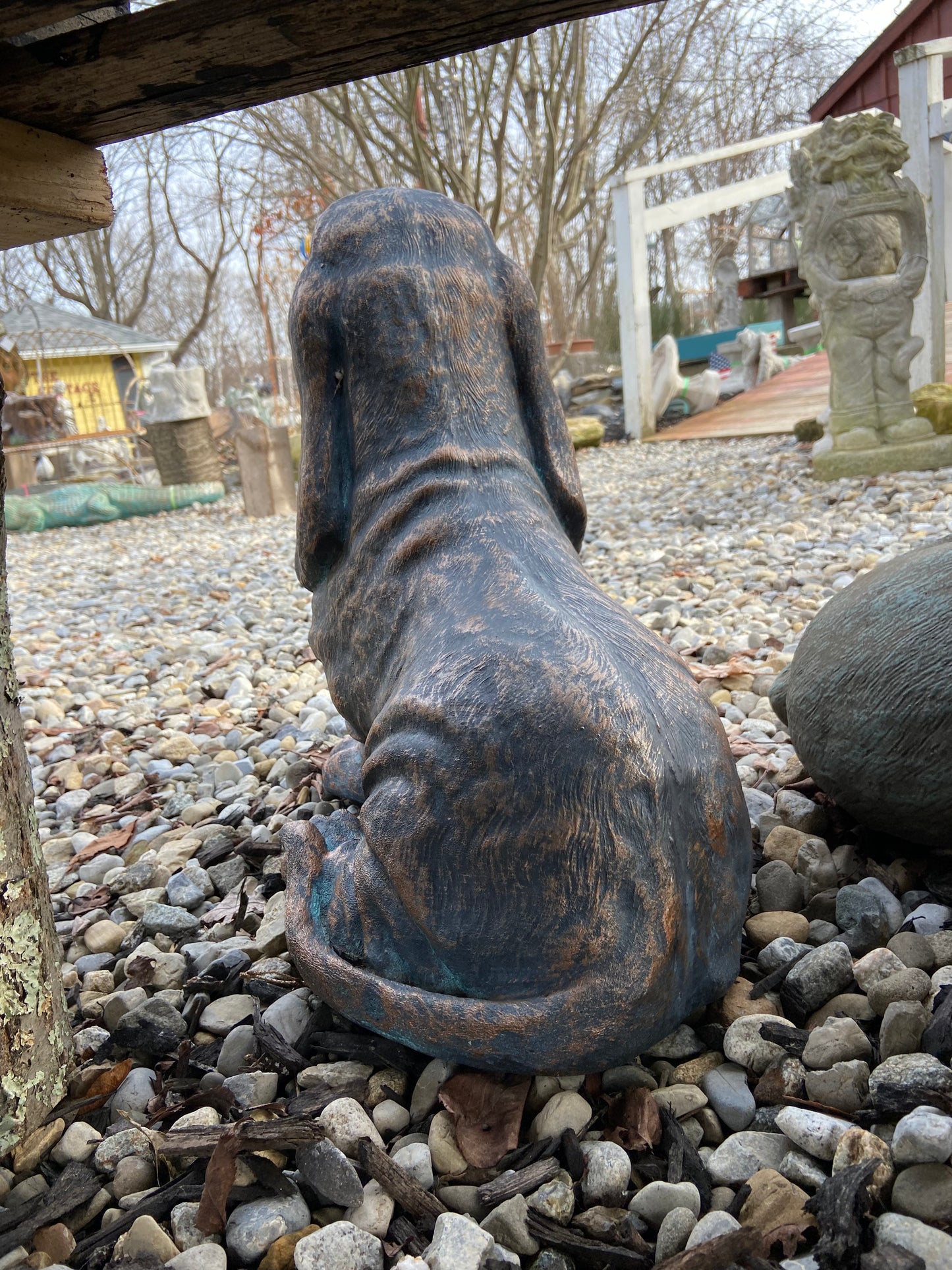 Basset Hound Statue