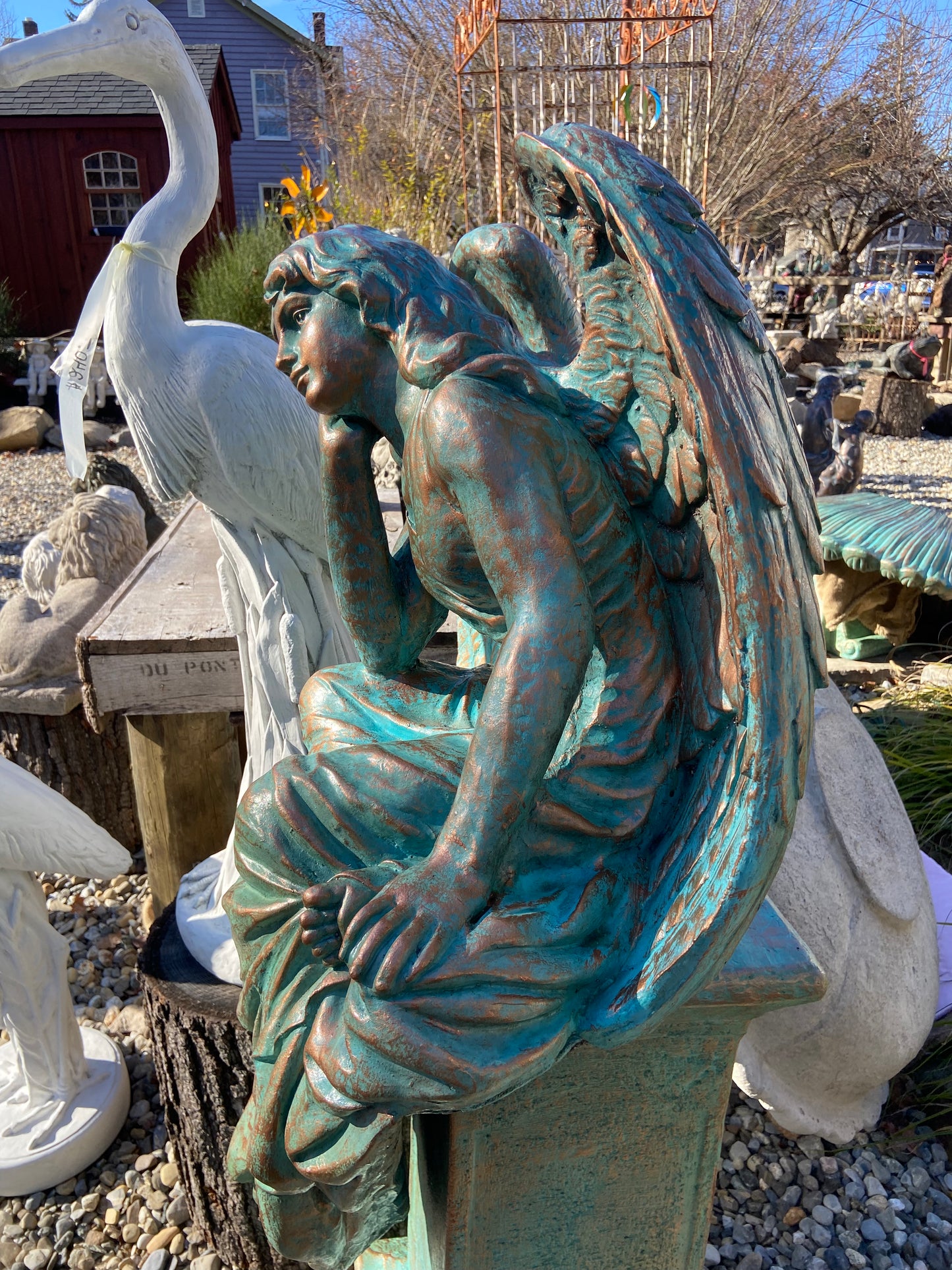 Large Sitting Angel