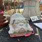 Layla- Laying Bulldog Statue