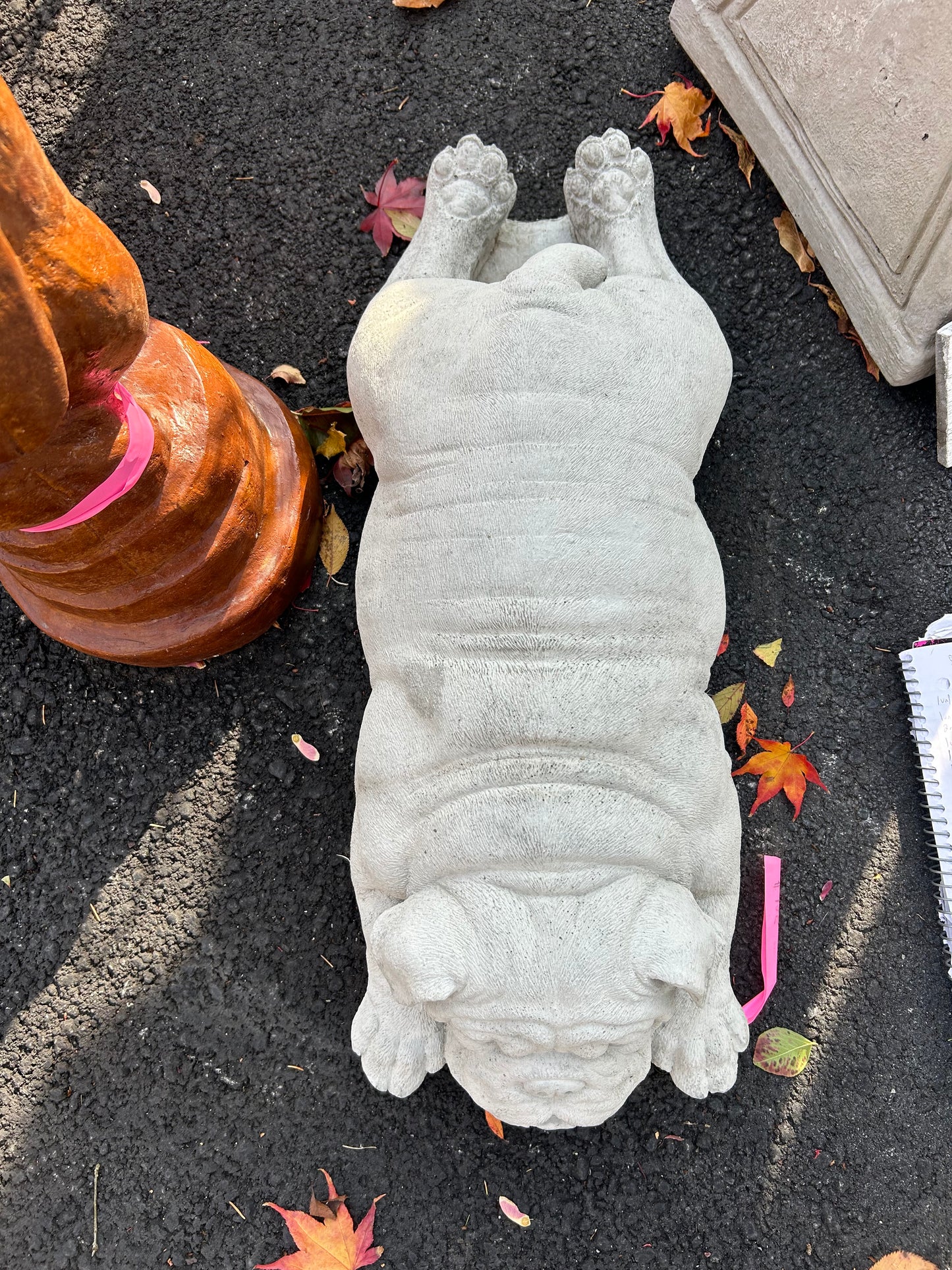 Layla- Laying Bulldog Statue