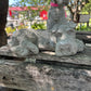 Sleeping Schnauzer Dog Statue