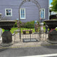 Round Garland Planter with Pedestal