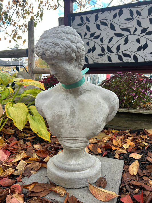 David Bust Concrete Statue