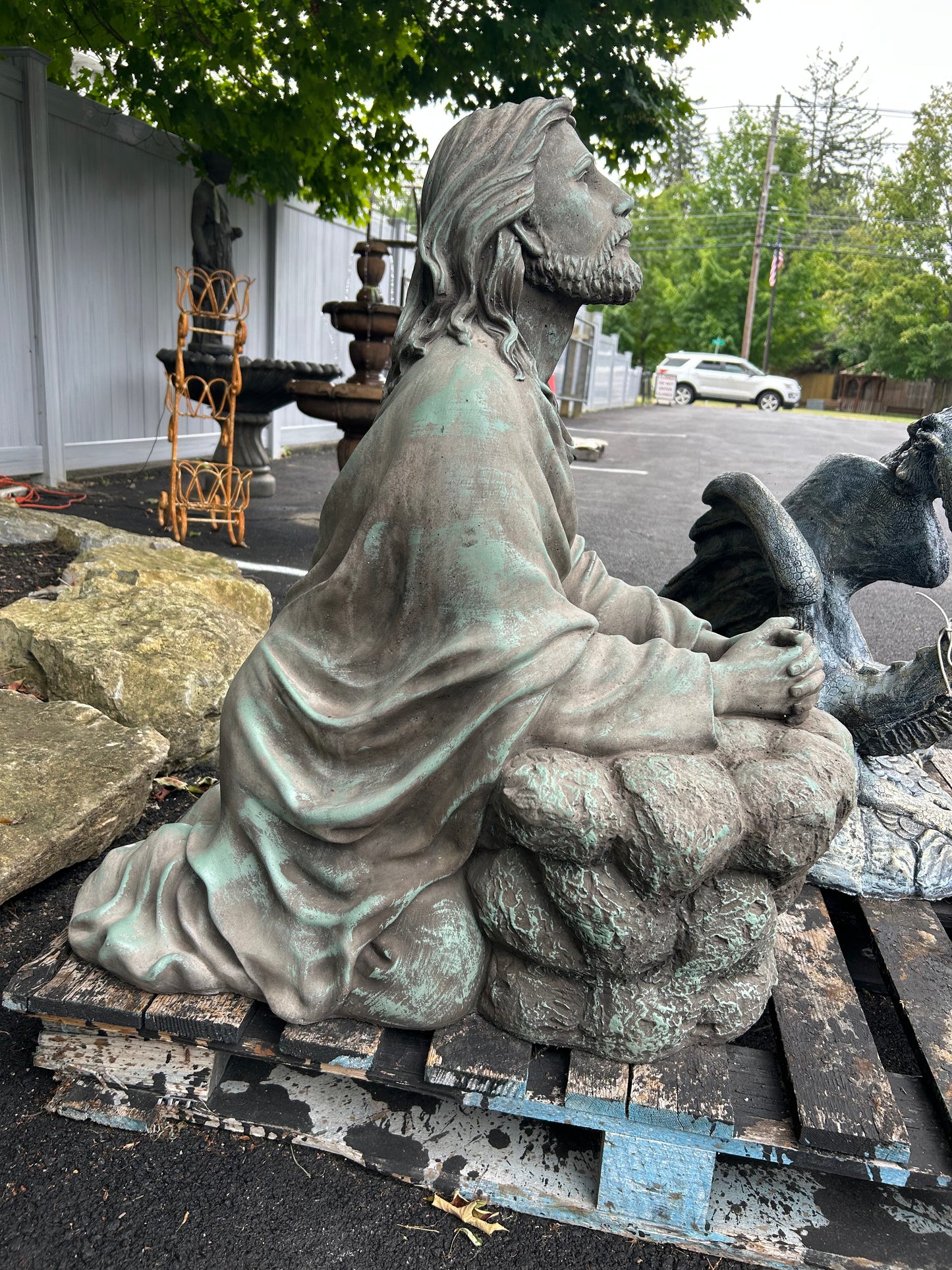 Kneeling Jesus Praying