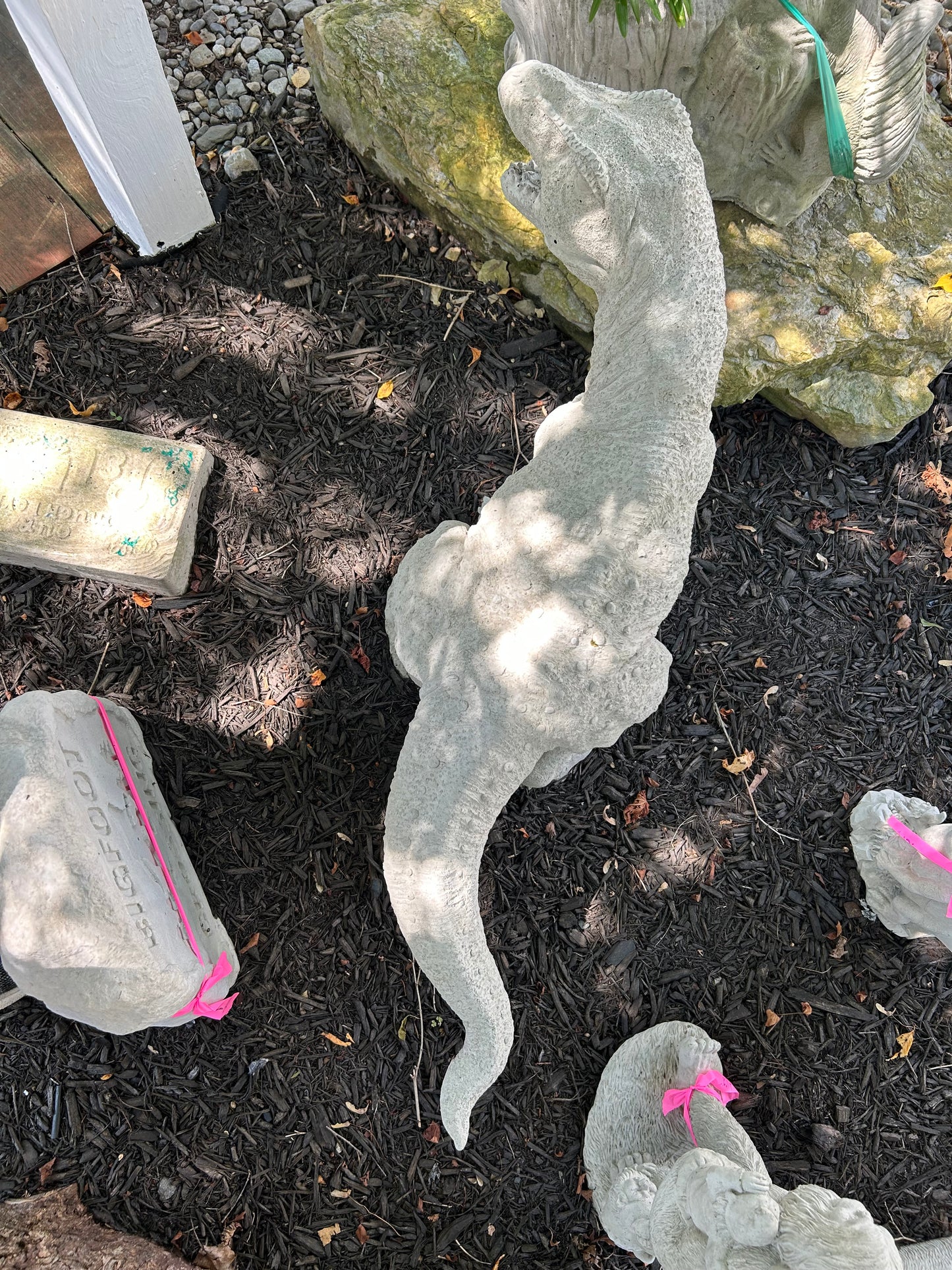 T-Rex Concrete Statue