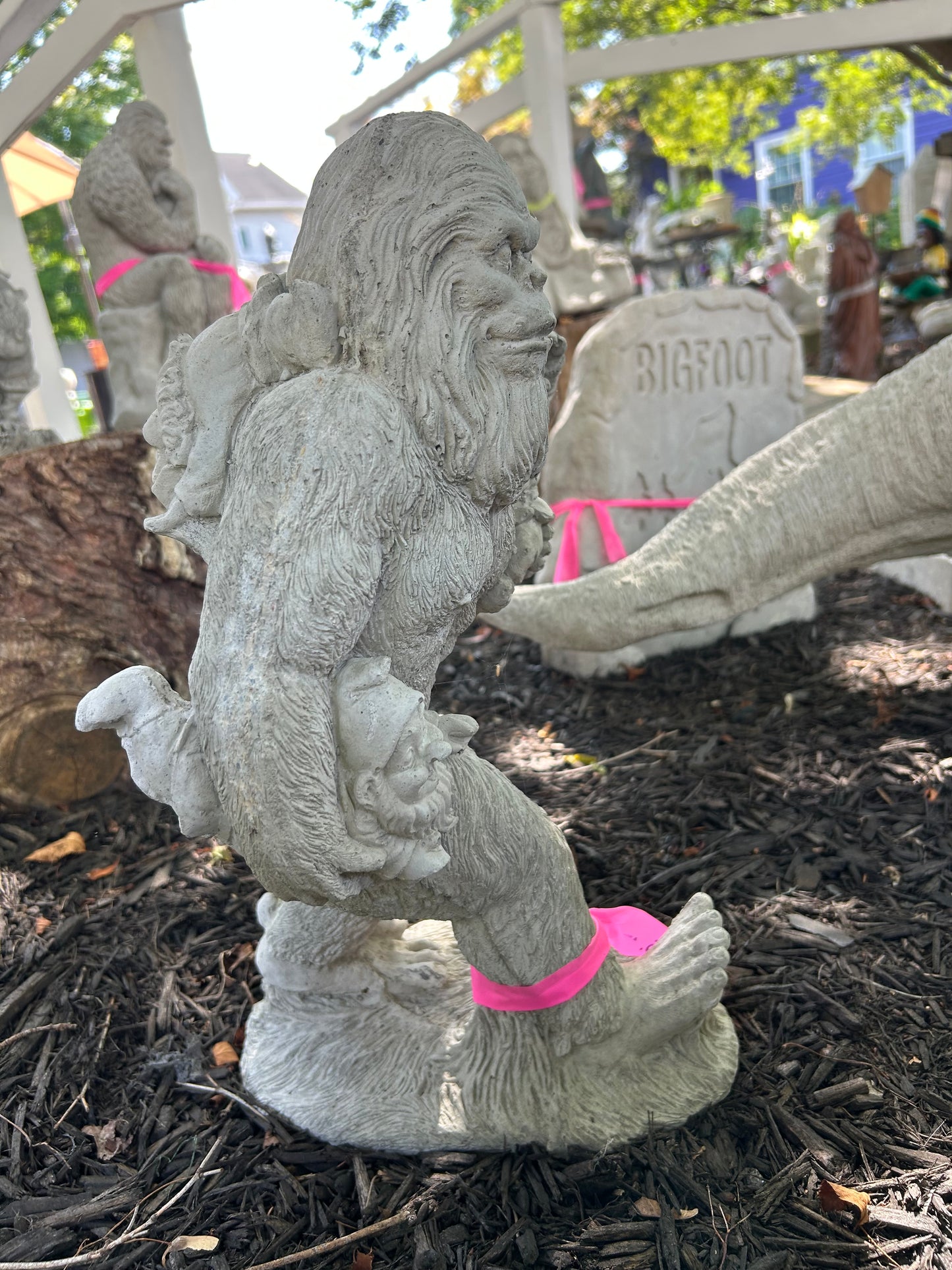 Gnomes Riding Bigfoot