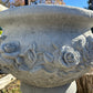 2-Piece Rose Concrete Planter