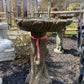 Log Birdbath
