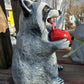 Raccoon with Apple