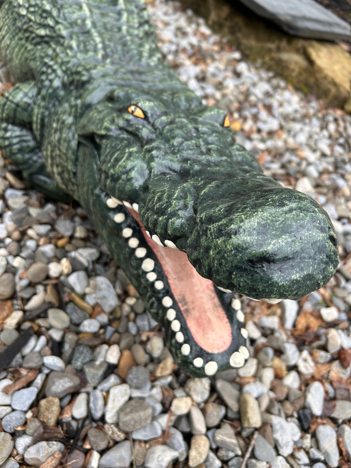 4' Large Alligator Statue