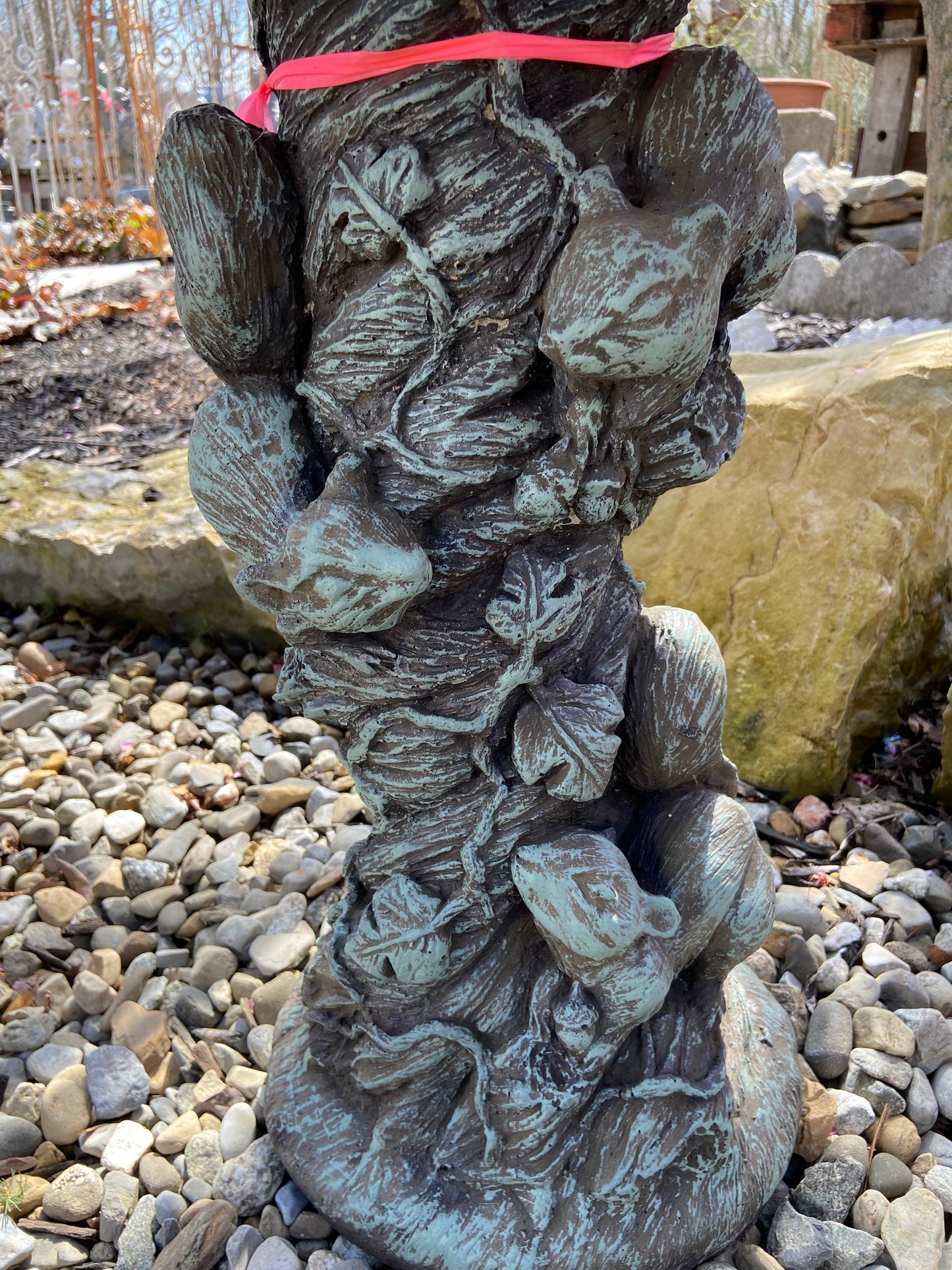 Squirrel Birdbath