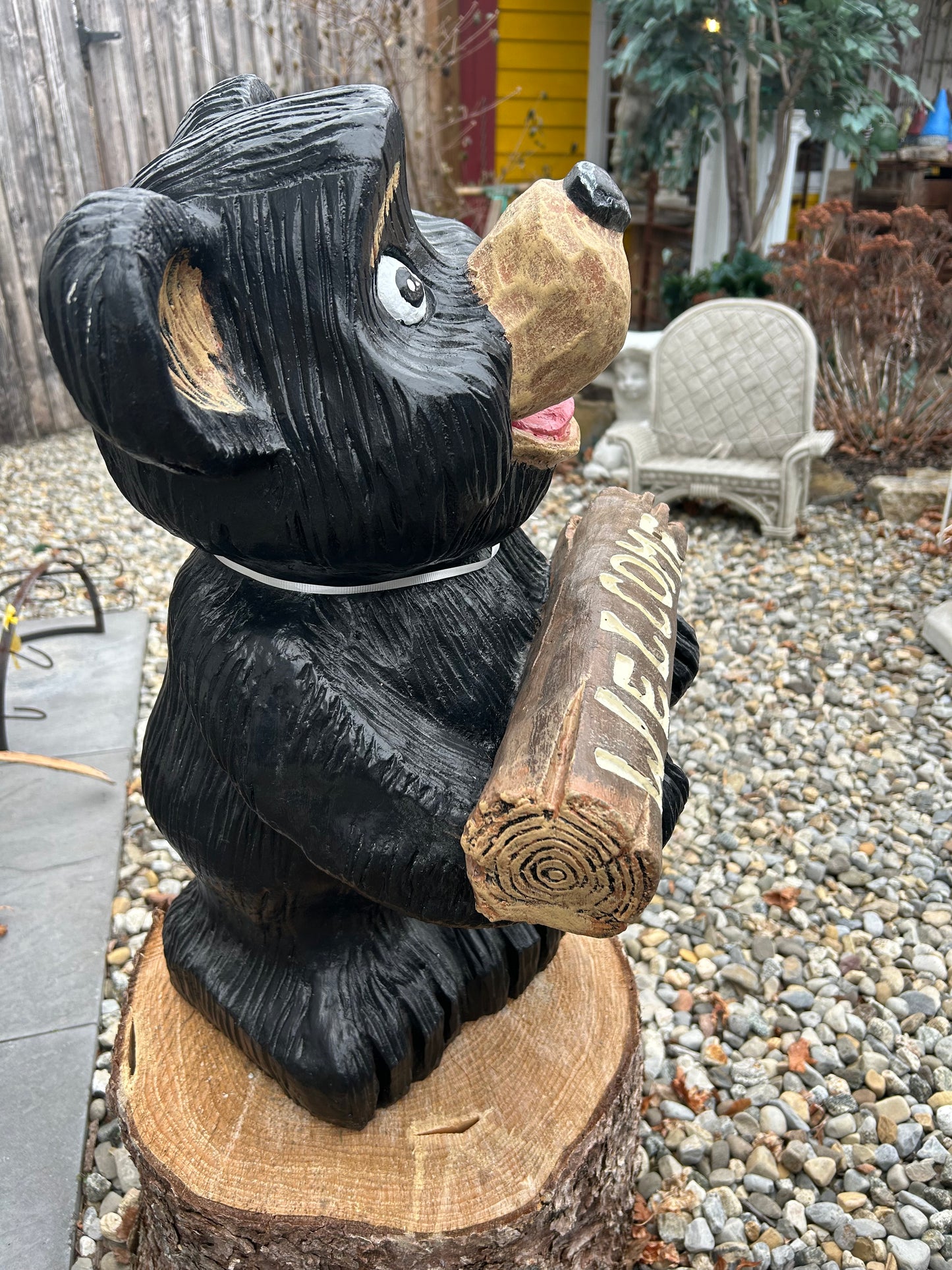 Wood Carved Bear