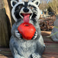Raccoon with Apple