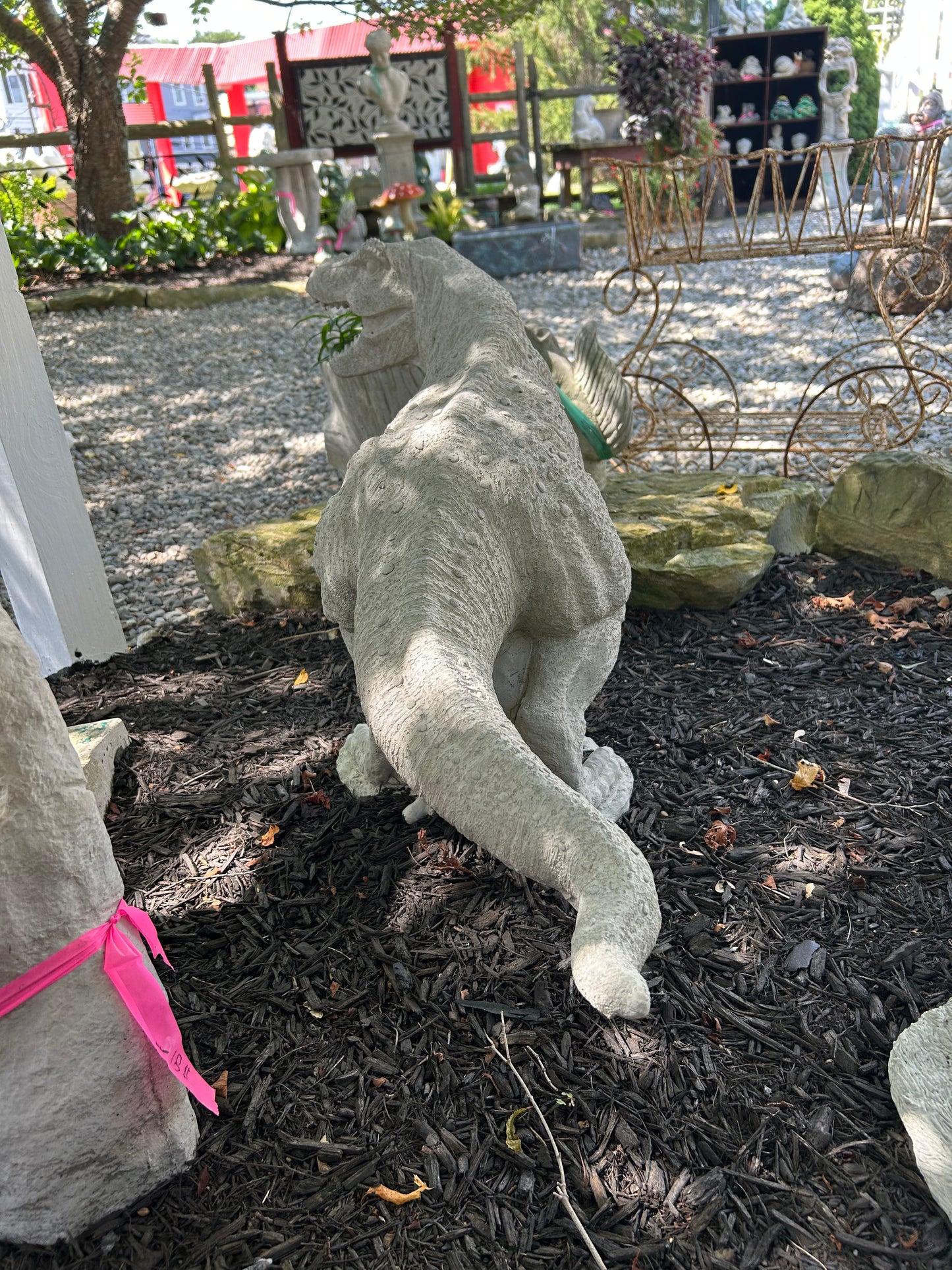T-Rex Concrete Statue
