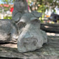 Sleeping Schnauzer Dog Statue