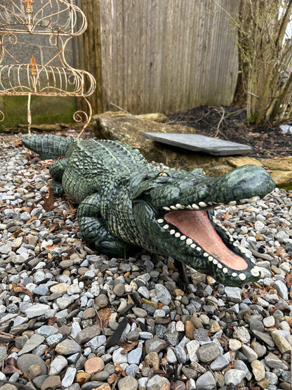 4' Large Alligator Statue