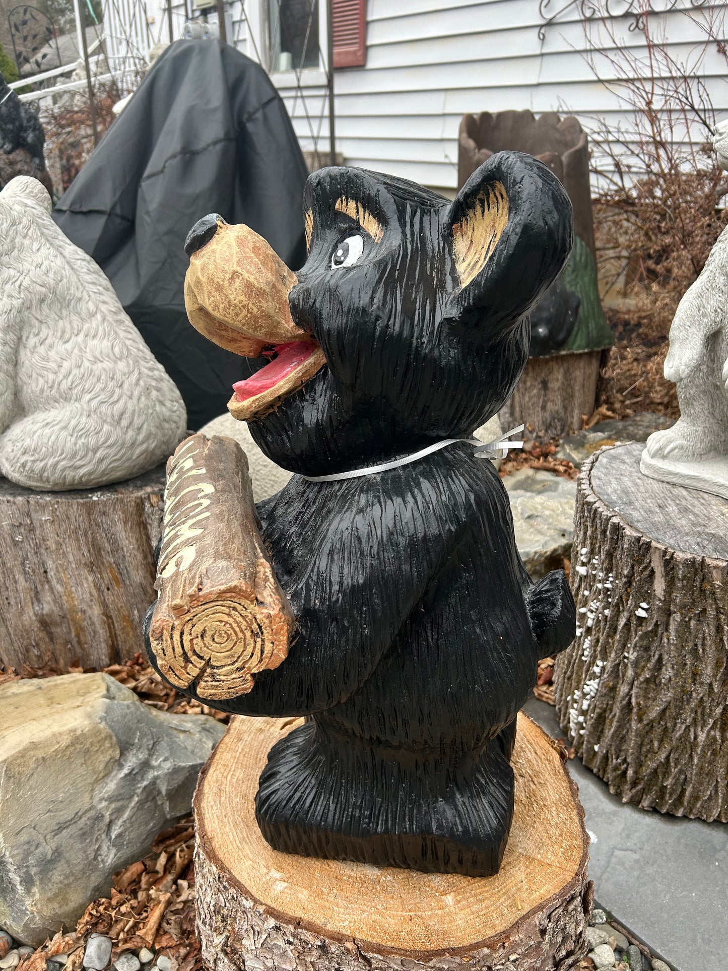 Wood Carved Bear