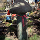 26" Tall Mushroom Statue