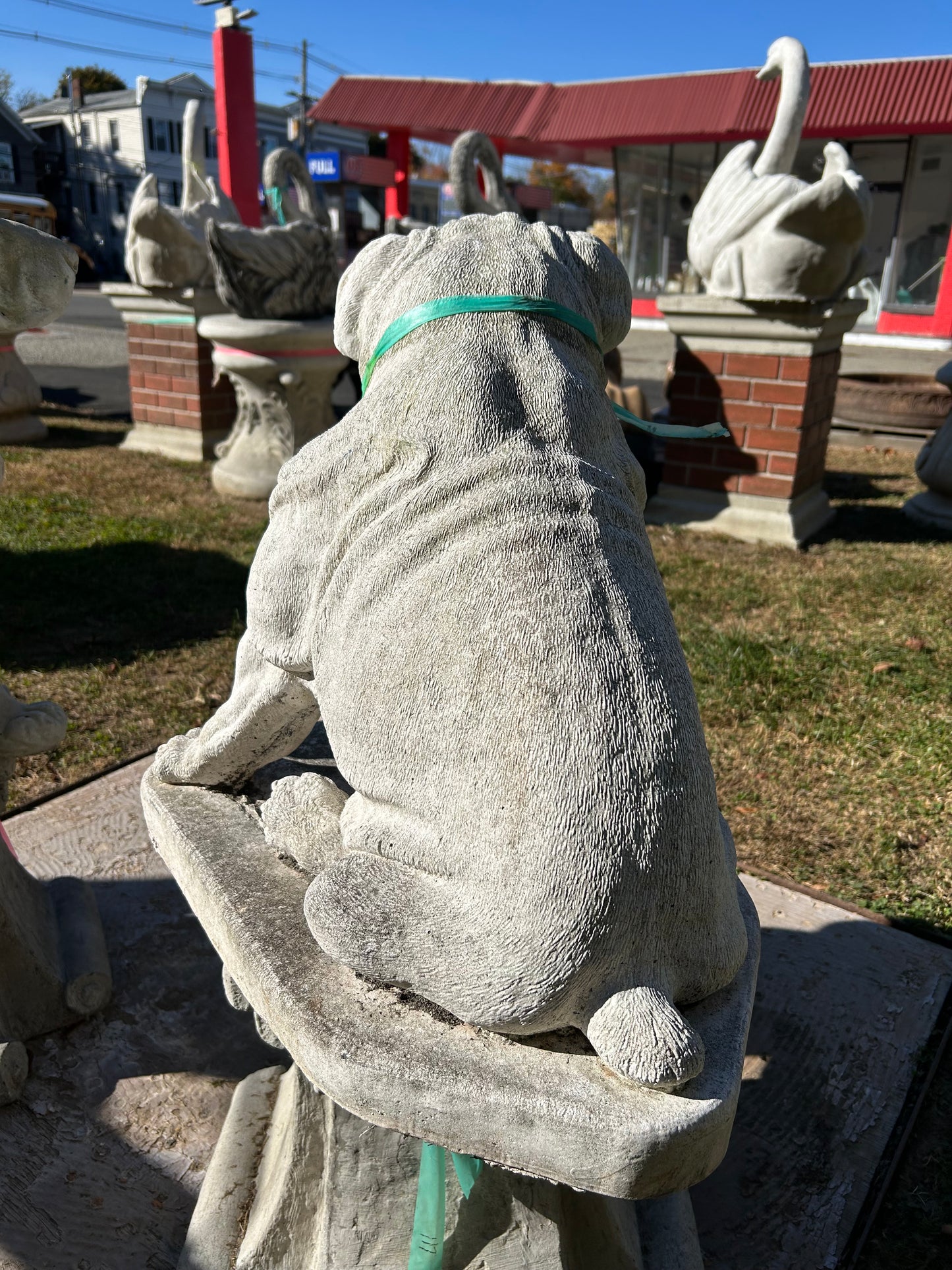 Large Sitting Bulldog