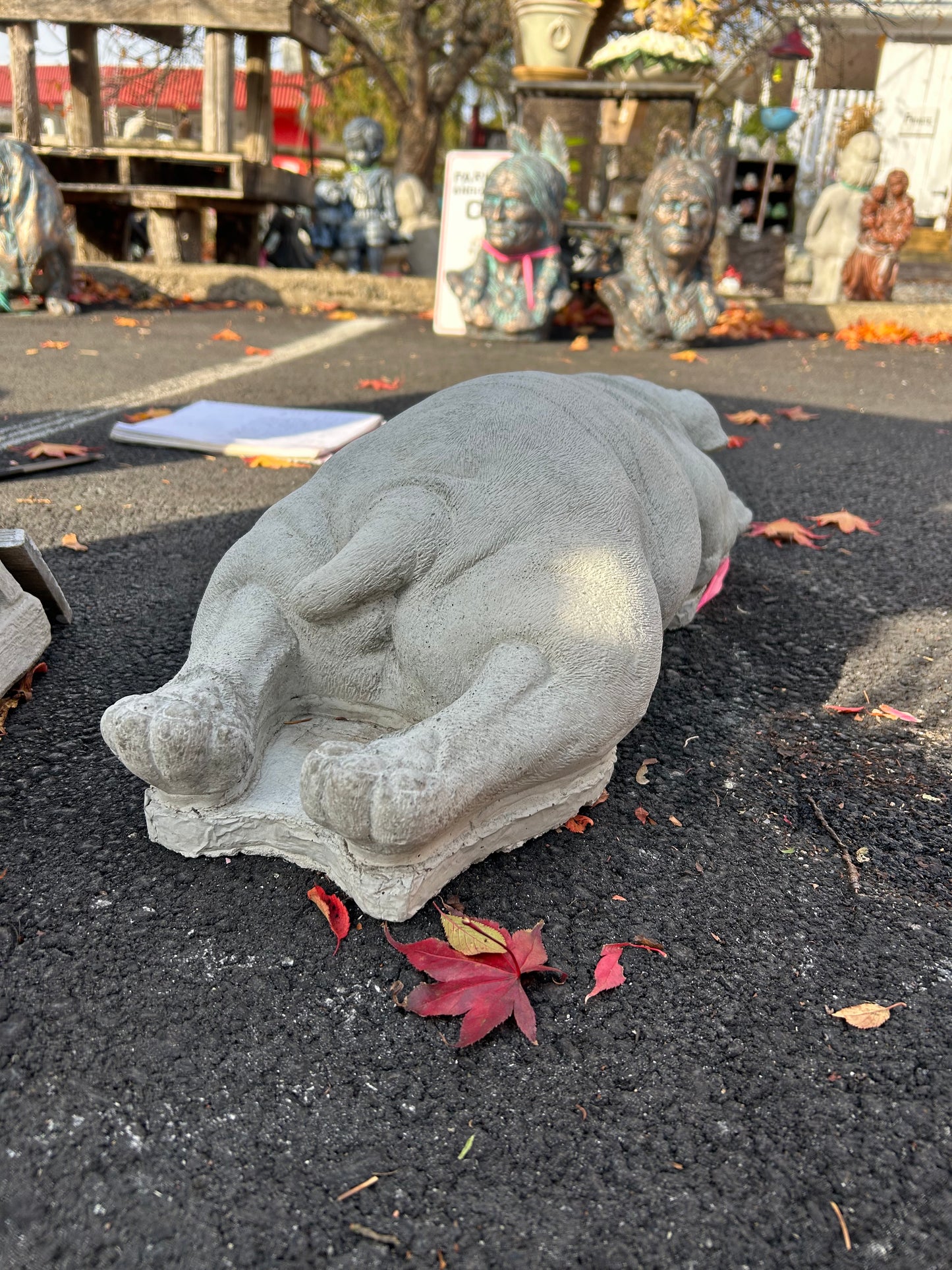 Layla- Laying Bulldog Statue