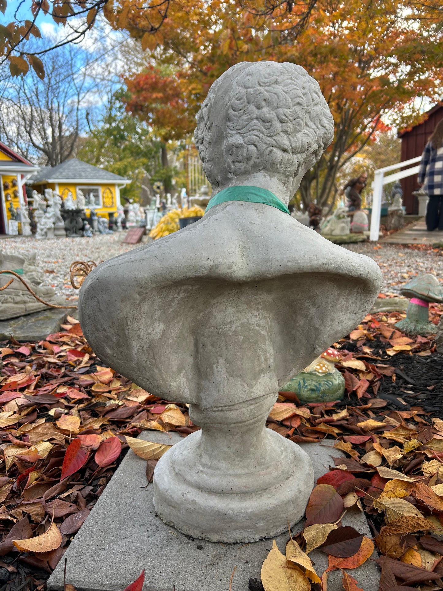 David Bust Concrete Statue