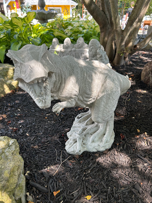T-Rex Concrete Statue