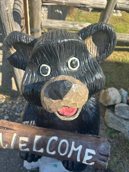 Wood Carved Bear