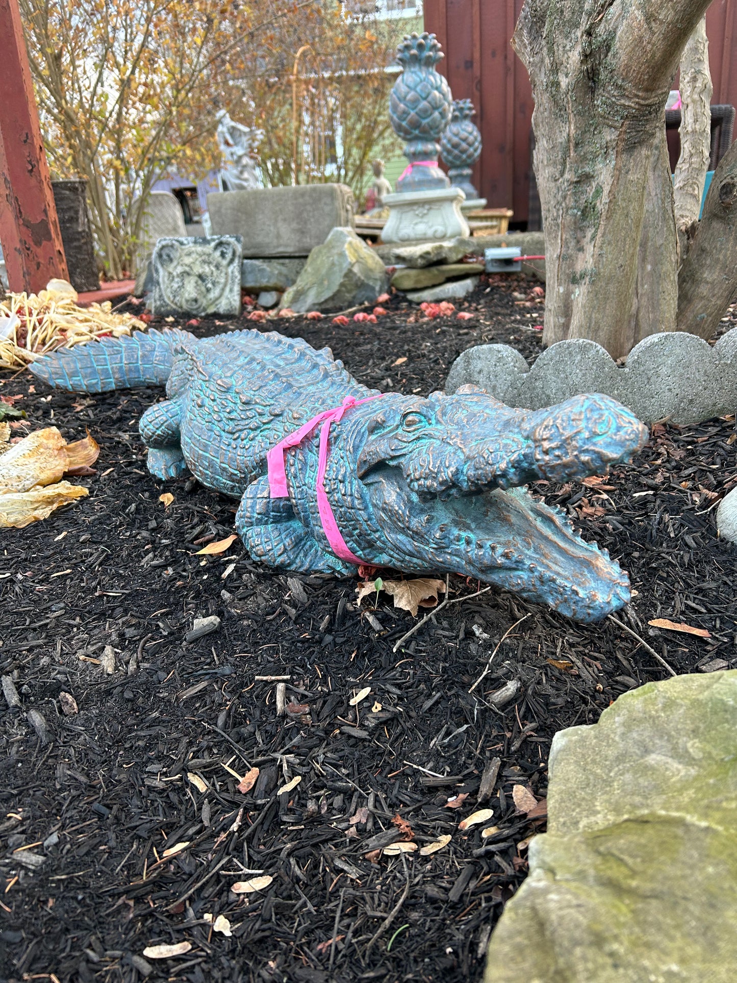 4' Large Alligator Statue