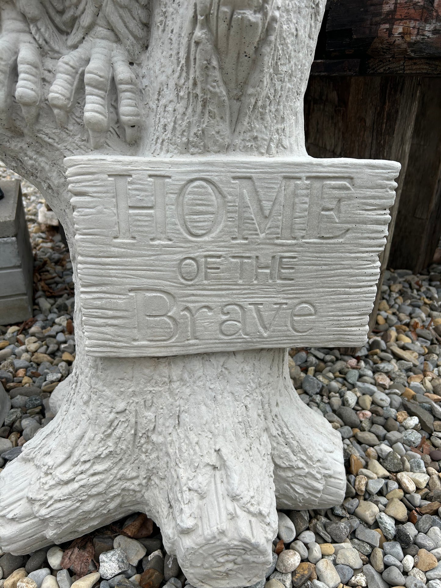 "Home of the Brave" Eagle Statue