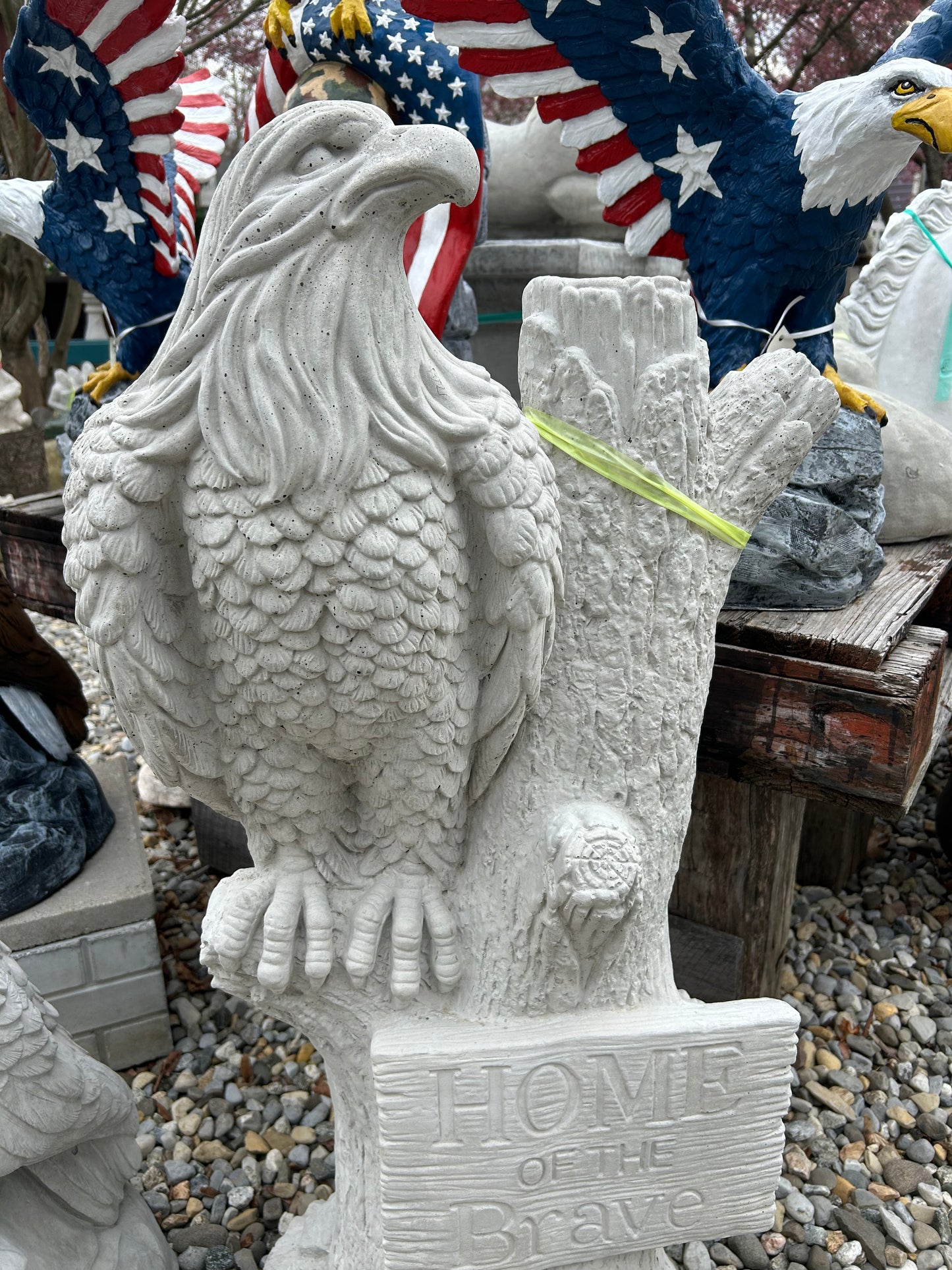 "Home of the Brave" Eagle Statue